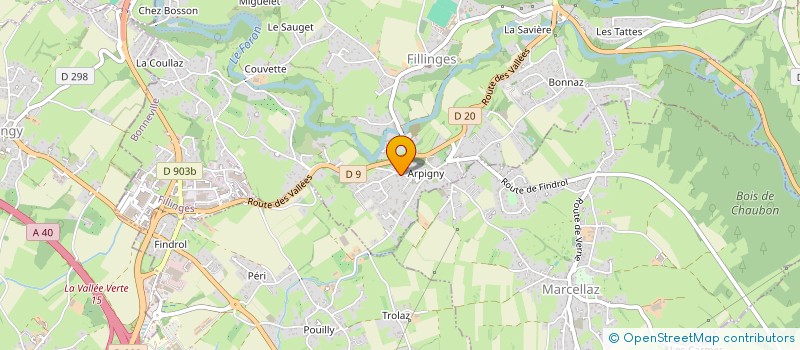 localisation de l'entreprise MYDSY  FILLINGES