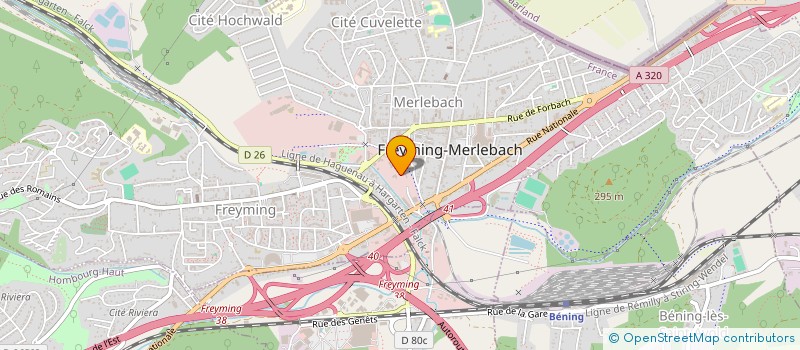 localisation de l'entreprise MYDTF à FREYMING MERLEBACH