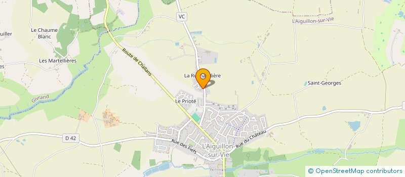 localisation de l'entreprise MYDUBZ  L'AIGUILLON-SUR-VIE