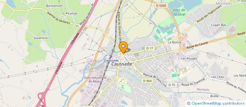 localisation de l'entreprise MYEDEN  CAUSSADE