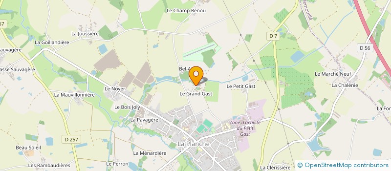 localisation de l'entreprise MYEL  LA PLANCHE