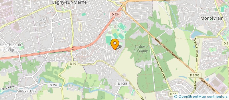 localisation de l'entreprise MYELEVENT LAGNY SPORT CLUB à LAGNY-SUR-MARNE