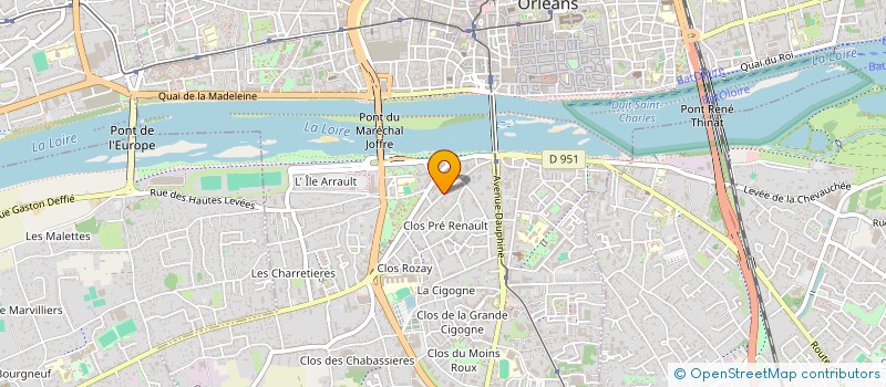 localisation de l'entreprise MYELINK  ORLEANS