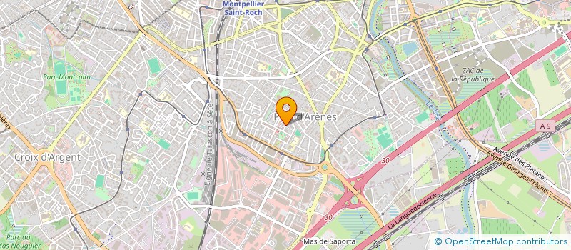 localisation de l'entreprise MYERAVA à MONTPELLIER