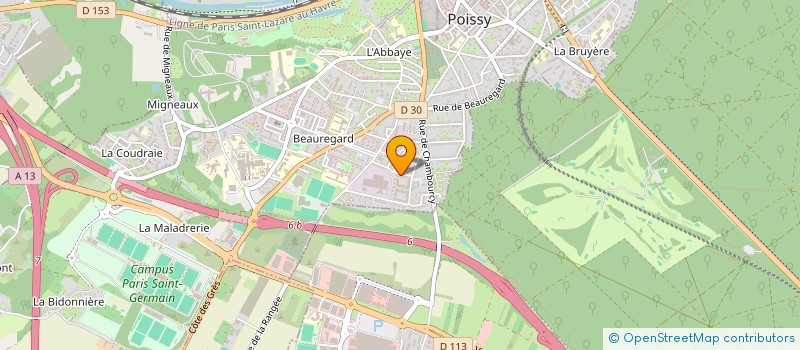 localisation de l'entreprise MYEXPERTYM  POISSY