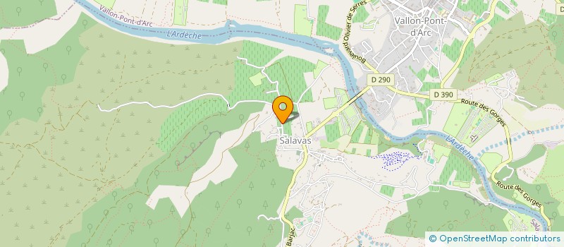 localisation de l'entreprise MYF  SALAVAS