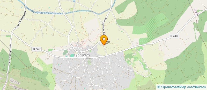 localisation de l'entreprise MYF GARDIE  EYGALIERES