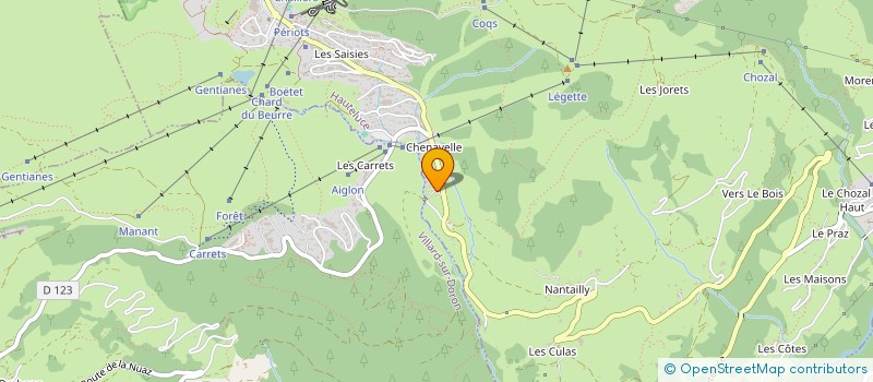 localisation de l'entreprise MYFAMILY73  HAUTELUCE