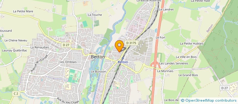 localisation de l'entreprise MYFISIO  BETTON