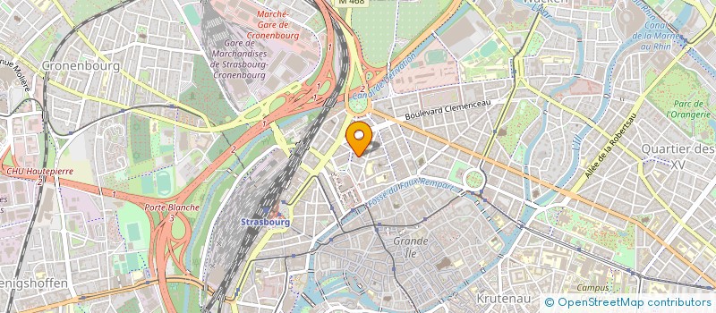 localisation de l'entreprise MYFLOTTE à STRASBOURG