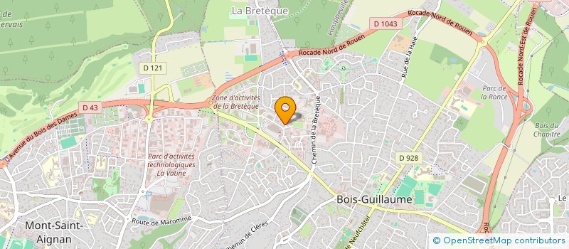 localisation de l'entreprise MYFO  BOIS-GUILLAUME