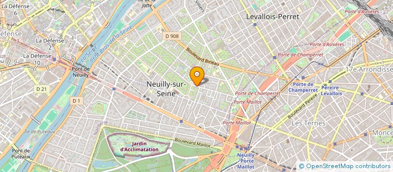 localisation de l'entreprise MYFOR à NEUILLY-SUR-SEINE