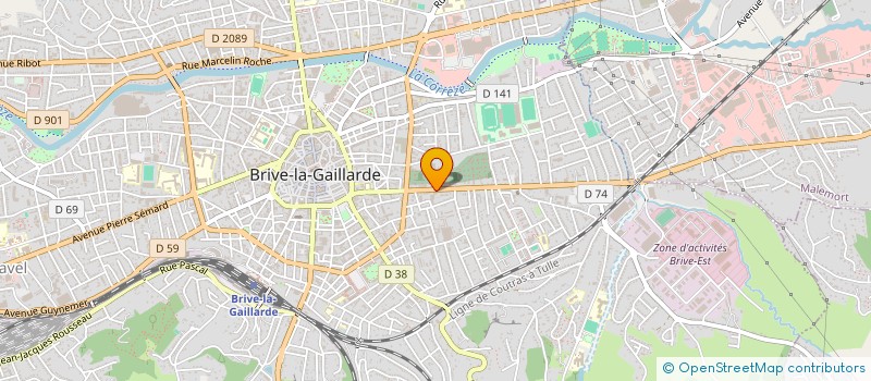 localisation de l'entreprise MYG24  BRIVE-LA-GAILLARDE