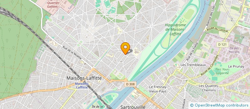 localisation de l'entreprise MYGAMEBOOKS à MAISONS-LAFFITTE