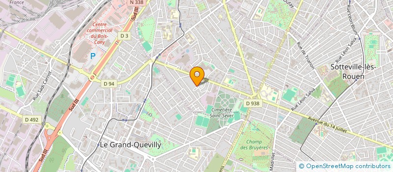 localisation de l'entreprise MYGLOBAL SOLUTIONS  LE PETIT-QUEVILLY