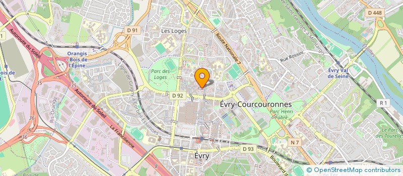 localisation de l'entreprise MYGOLD & CO INTERNATIONAL à EVRY-COURCOURONNES