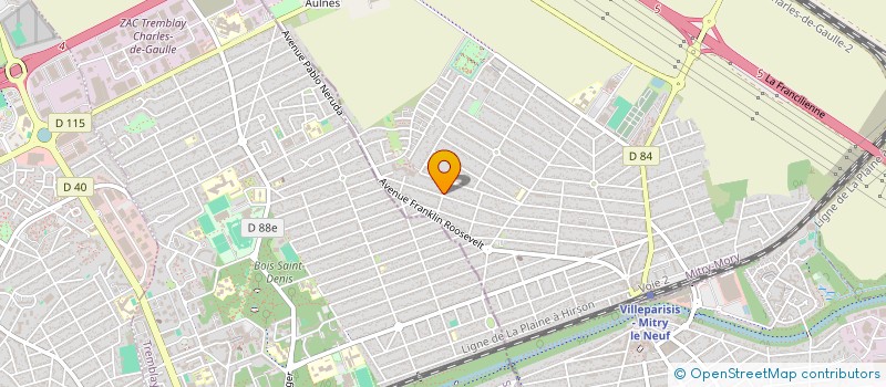 localisation de l'entreprise MYGPOST  MITRY-MORY