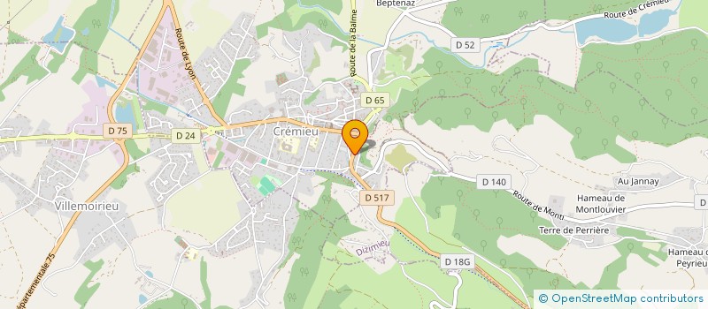 localisation de l'entreprise MYGTB  CREMIEU