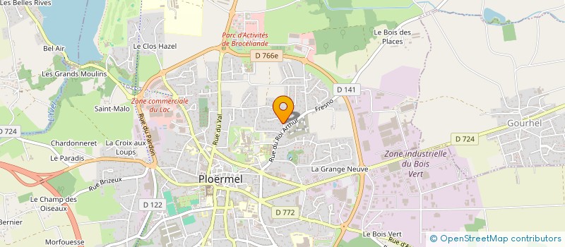 localisation de l'entreprise MYGWEN  PLOERMEL