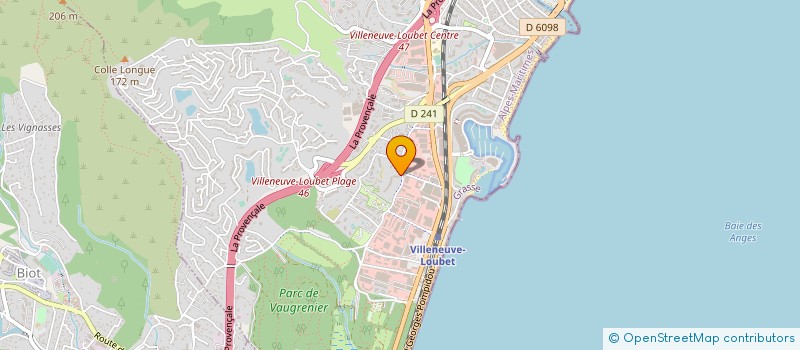 localisation de l'entreprise MYHOLBOX à VILLENEUVE-LOUBET