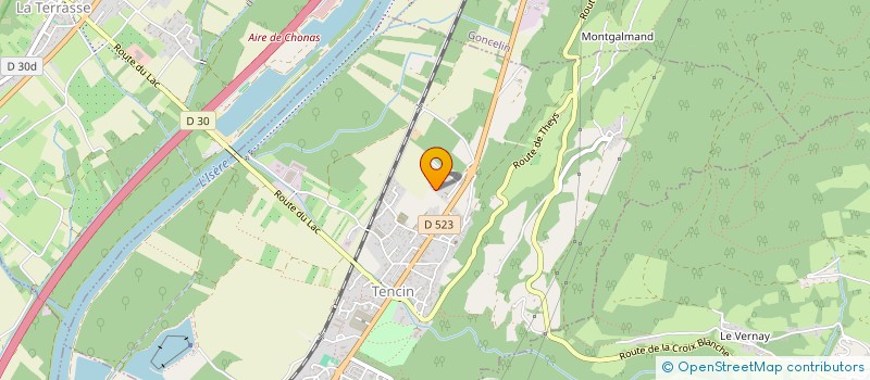 localisation de l'entreprise MYHOLD  TENCIN