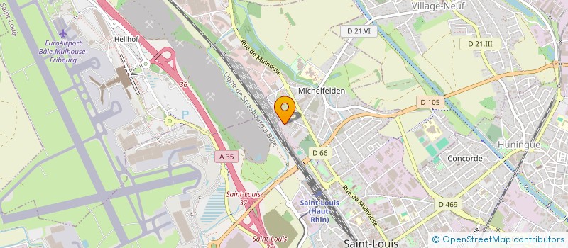 localisation de l'entreprise MYHOME CONCEPTION à SAINT-LOUIS