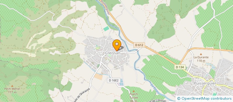 localisation de l'entreprise MYHOTEL  CREISSAN