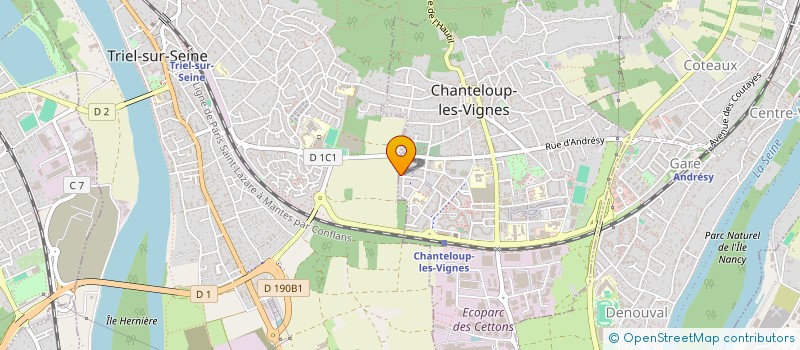 localisation de l'entreprise MYINV  CHANTELOUP-LES-VIGNES