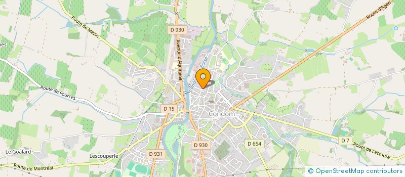 localisation de l'entreprise MYJ  CONDOM