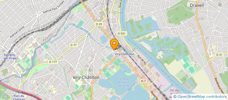 localisation de l'entreprise MYJACKS à VIRY-CHATILLON
