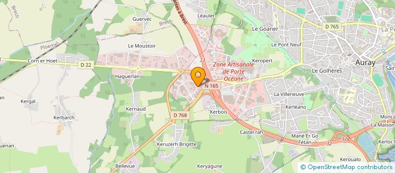 localisation de l'entreprise MYJUGAAD SAP à AURAY