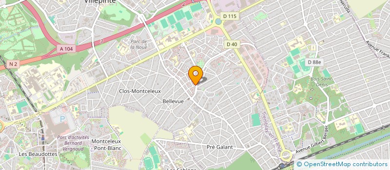 localisation de l'entreprise MYKA-TRANS à VILLEPINTE
