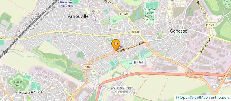 localisation de l'entreprise MYKB ITSERVICES  GONESSE