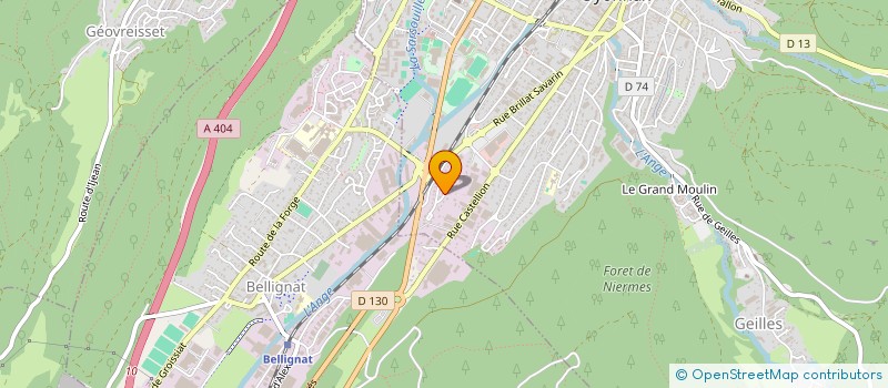 localisation de l'entreprise MYKE AUTO à OYONNAX