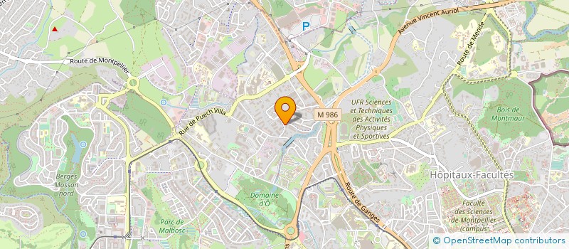 localisation de l'entreprise MYKONOS FINANCE à MONTPELLIER