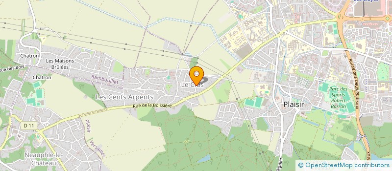 localisation de l'entreprise MYKUDO à PLAISIR