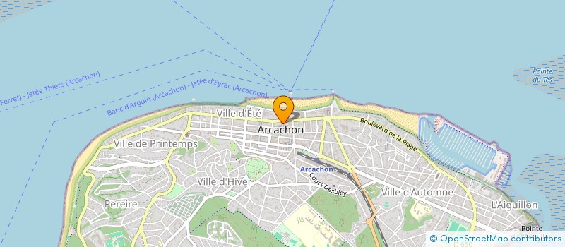 localisation de l'entreprise MYL PAT SARL à ARCACHON