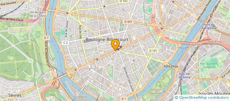 localisation de l'entreprise MYL VIP  BOULOGNE-BILLANCOURT