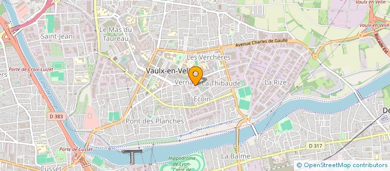 localisation de l'entreprise MYLA  VAULX EN VELIN