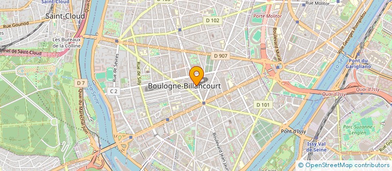 localisation de l'entreprise MYLA à BOULOGNE-BILLANCOURT