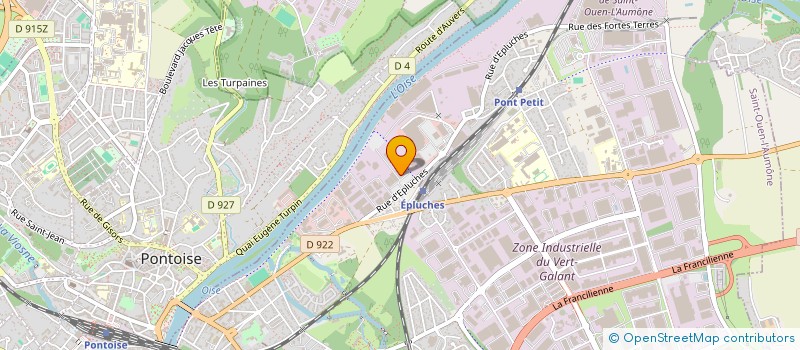 localisation de l'entreprise MYLA à SAINT-OUEN-L'AUMONE