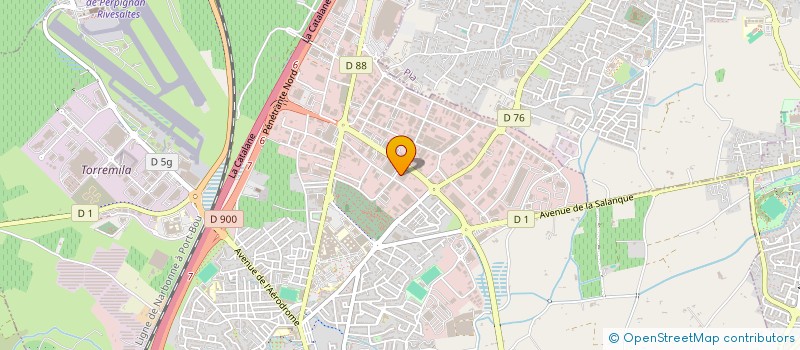 localisation de l'entreprise MYLA à PERPIGNAN