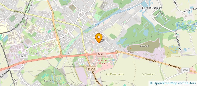 localisation de l'entreprise MYLA  BEUVRY