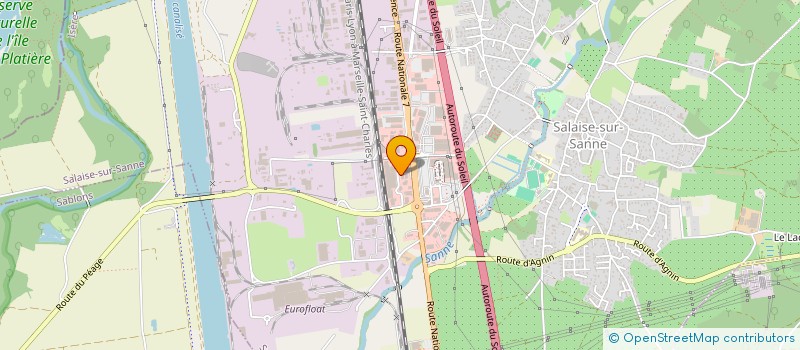 localisation de l'entreprise MYLA  SALAISE-SUR-SANNE