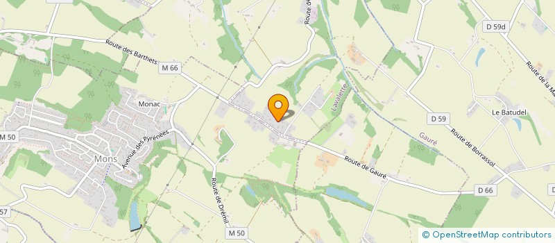 localisation de l'entreprise MYLA ENERGIE à LAVALETTE