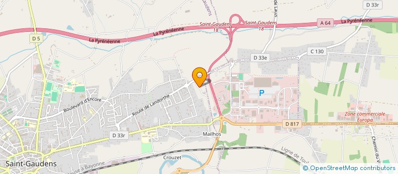 localisation de l'entreprise MYLA IMMO  SAINT-GAUDENS