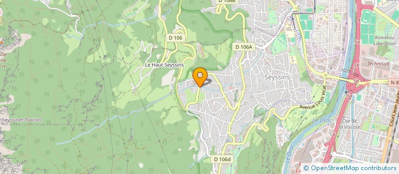 localisation de l'entreprise MYLADY V à SEYSSINS