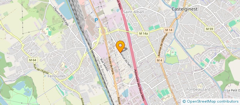 localisation de l'entreprise MYLALY à AUCAMVILLE