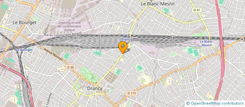 localisation de l'entreprise MYLAN COURSES à DRANCY