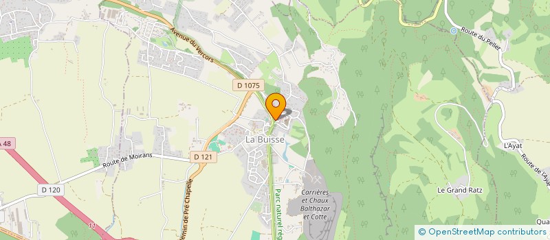 localisation de l'entreprise MYLAN MHP  LA BUISSE